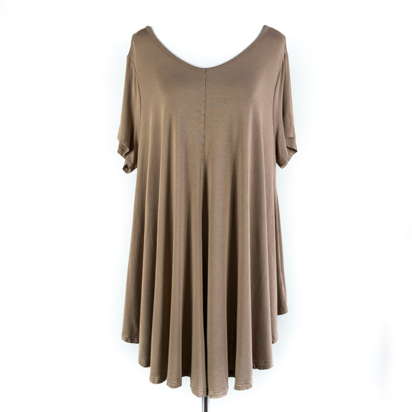 Roaman's Tops - 3 FOR $20 Roaman's Brown Tunic Top